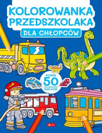 ZESTAW 5w1Kolorowanka przedszkolaka. Dla CHŁOPCÓW - 6