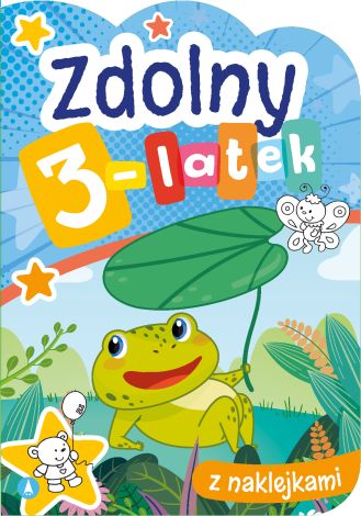 Zdolny 3-latek z naklejkami. Skrzat