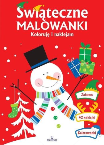 Koloruję i naklejam. Świąteczne malowanki