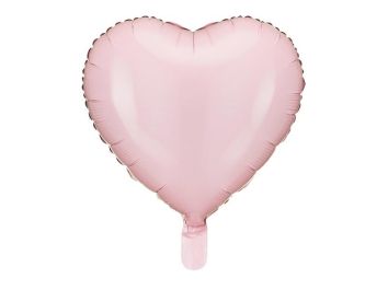 Balon foliowy serce jasny różowy 45cm