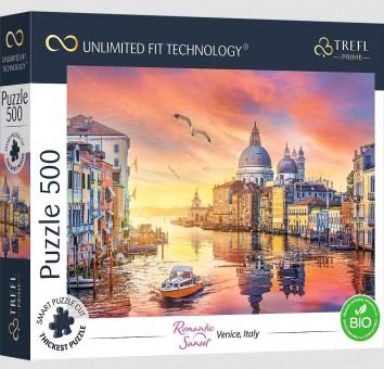 Puzzle 500 Romantic Sunset: Venice, Italy TREFL