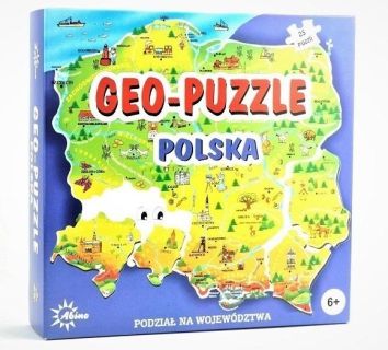 Puzzle geograficzne Polska ABINO