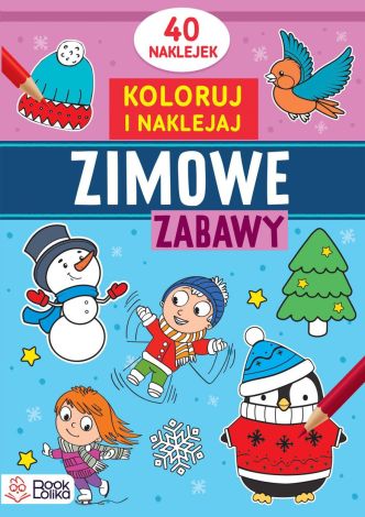 Koloruję i naklejam. Zimowe zabawy