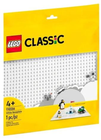 Lego CLASSIC 11026 Biała płytka konstrukcyjna