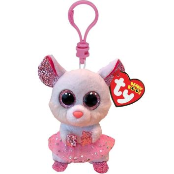 Beanie Boos Nina - Biała ballerina mysz 8,5cm