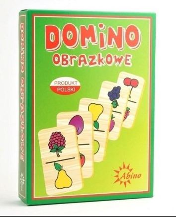 Domino obrazkowe - owoce ABINO