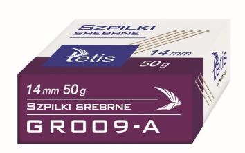 Szpilki srebrne 14 mm 59g GR009-A