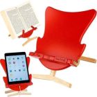 Egg Book Chair podstawka pod książkę/tablet czer.