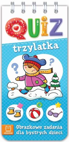 Quiz trzylatka. Obrazkowe zadania dla bystrych..