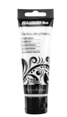 Farba akrylowa 75ml 001 biel tytanowa