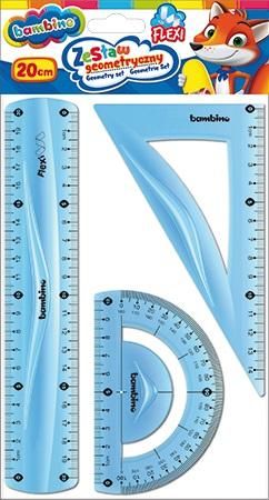 Zestaw geometryczny 3 elementy 20cm BAMBINO