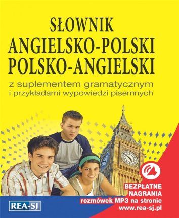 Słownik ang-pol, pol-ang z suplementem gram.