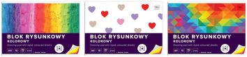 Blok rysunkowy A4/10K barwiony w masie (10szt)