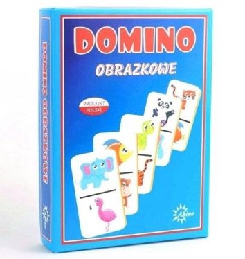 Domino obrazkowe - zwierzęta ABINO