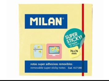 Karteczki samoprzylepne Super Sticky MILAN