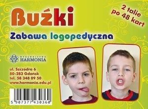 Buźki - zabawa logopedyczna