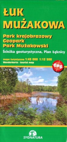 Mapa tur. - Łuk Mużakowa 1:45 000 i 1:12 500