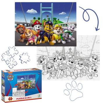 Puzzle 60 Paw Patrol 2 in 1