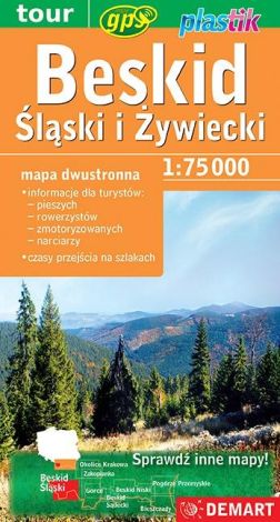 Beskid Śląski i Żywiecki - mapa turystyczna Demart