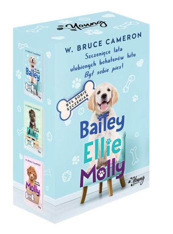 Pakiet: Był sobie szczeniak Bailey, Ellie, Molly