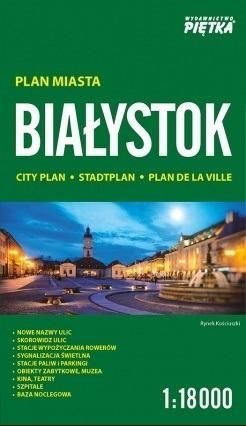 Białystok 1:18000 plan miasta PIĘTKA