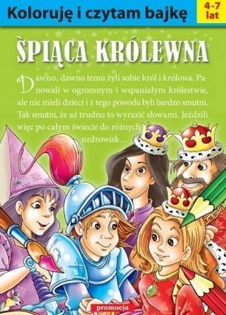 Koloruję i czytam bajkę. Śpiąca Królewna w.2016