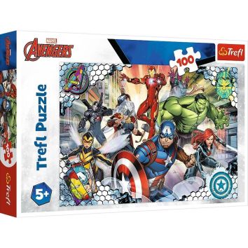 Puzzle 100 Sławni Avengers/Disney Marvel TREFL