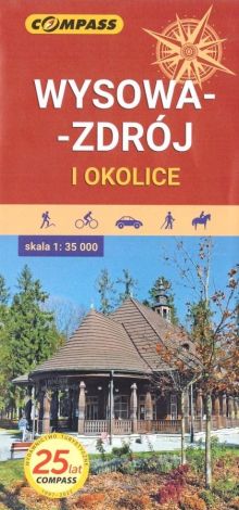 Mapa turystyczna - Wysowa-Zdrój i okolice 1:35 000