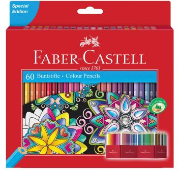 Kredki Zamek 60 kolorów FABER CASTELL