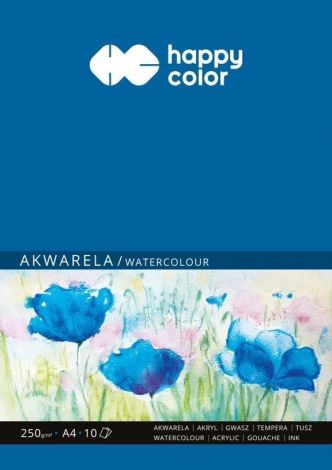 Blok akwarelowy ART A4/10K 250g HAPPY COLOR