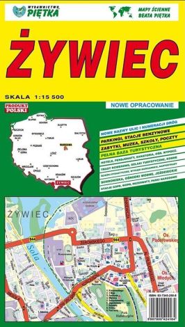 Żywiec 1:15 500 plan miasta PIĘTKA