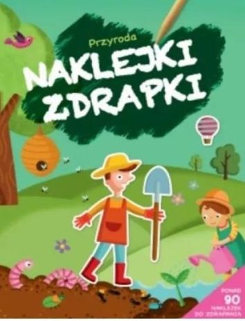 Naklejki zdrapki. Przyroda