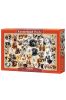 Puzzle 1500 Collage with Dogs CASTOR