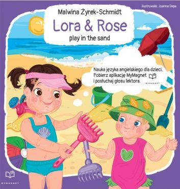 Lora&Rose play in the sand