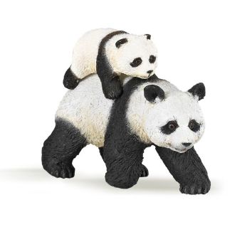 Panda z młodym