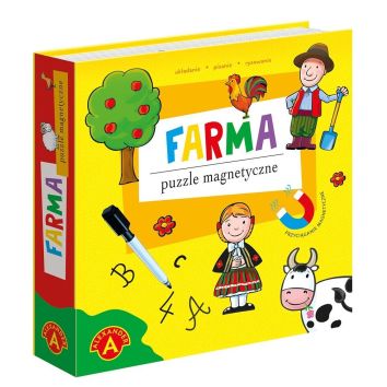 Puzzle magnetyczne - Farma ALEX