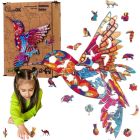 Puzzle drewniane eko 120 Delikatny koliber A3