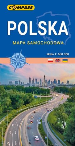 Mapa samochodowa Polska 1:650 000