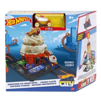 Hot Wheels tor City rajdowa lodziarnia HKK38