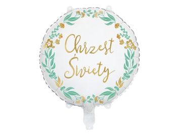 Balon foliowy Chrzest Święty 45cm