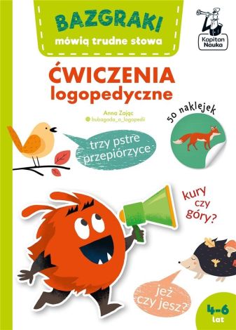 Bazgraki mówią trudne słowa. Ćw. logopedyczne