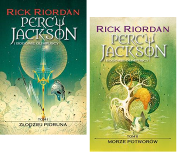 PAKIET Percy Jackson i bogowie olimpijscy TOM 1-2 ZŁODZIEJ PIORUNA