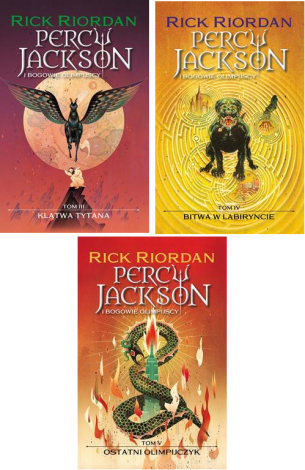 PAKIET Percy Jackson i bogowie olimpijscy TOM  3-4-5