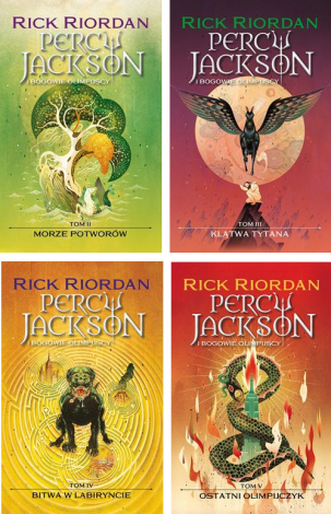PAKIET Percy Jackson i bogowie olimpijscy TOM 2-5