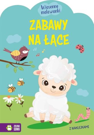 Wiosenne malowanki. Zabawy na łące