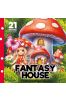 Kolorowanka 160x160 Fantasy house Bajkowe domki