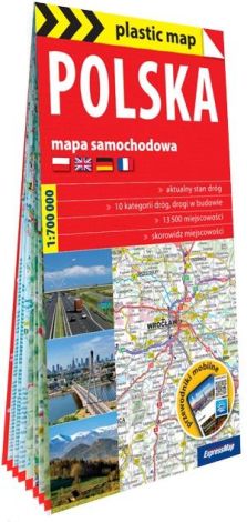 Polska - mapa samochodowa 1:700 000 foliowana