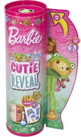 Barbie Color Reveal Lalka Piesek-Żaba HRK24