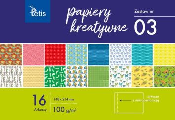 Papiery kreatywne A5/16K zestaw 3