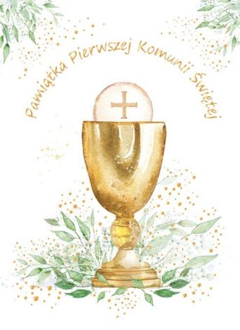 Karnet A5 Komunia. Eucharystia